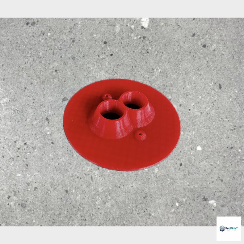 Aflastningsplade -  2 X 20mm flexr�r (pose � 10 stk.)