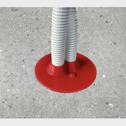 Aflastningsplade -  2 X 20mm flexr�r (pose � 10 stk.)