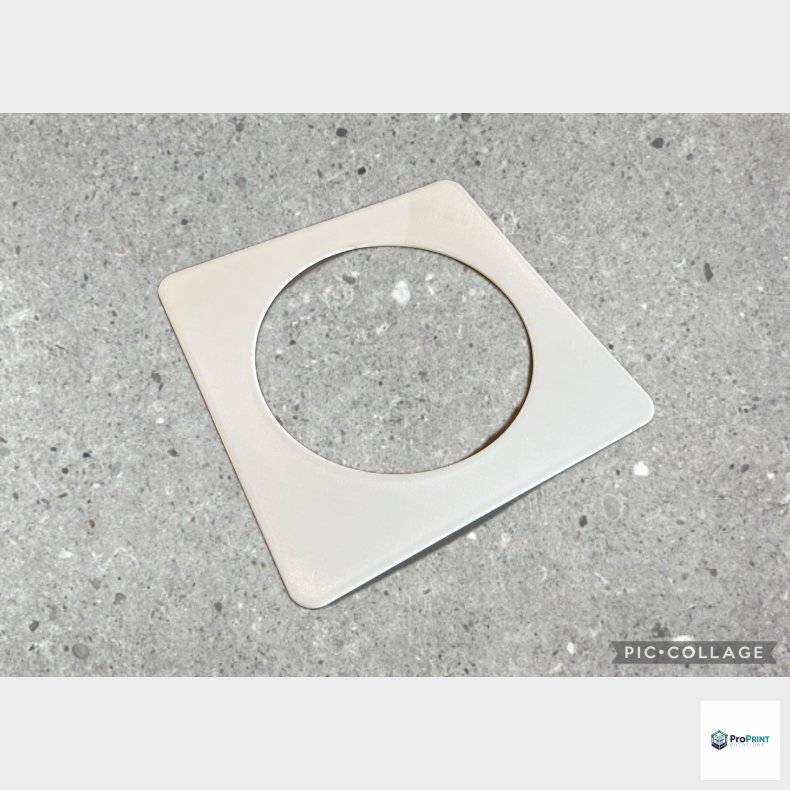 Bagplade for indbygningsh�jtalere